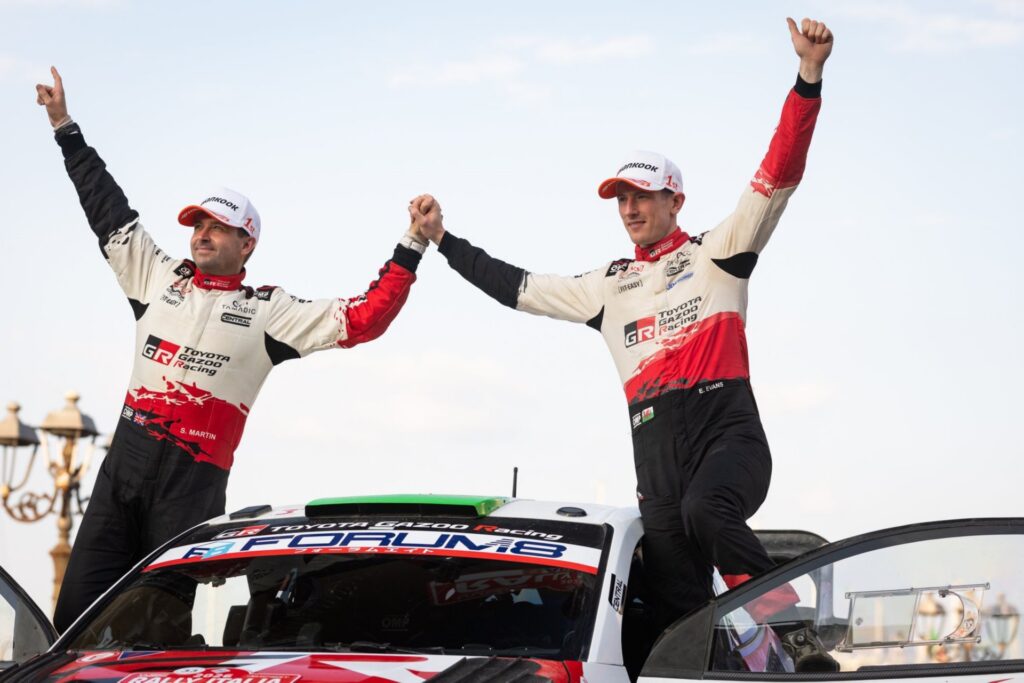Elfins Evanss un Skots Martins, 2026. gada WRC pasaules čempioni